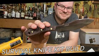 Classic survival knife Grohmann No 4 kit build [upl. by Camey]