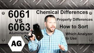 6061 vs 6063 AluminumHow to Sort Chemical Differences Property Differences Which Analyzer to Use [upl. by Bagger]