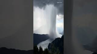 Microburst at Lake Millstatt Austria [upl. by Hoj]