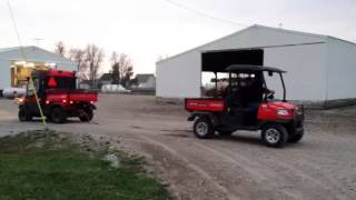 Turbod Kubota RTV 1100 vs Stock Kubota RTV 900 [upl. by Marzi]