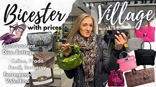 BICESTER VILLAGE VLOG  Dior Fendi Saint Laurent Celine Ferragamo Bottega Loewe  Lesley Adina [upl. by Nojel]