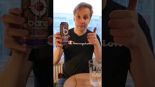 Bang Swirly Pop Energy Drink Quick Review  Taste Test [upl. by Enirehtahc]