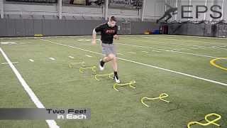 Adjustable Training Hurdle  Instructional Drills Video Improve Speed and Footwork [upl. by Daughtry]