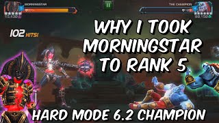 Act 6 Champion Boss All Hard Mode Linked Node KOs  Morningstar GOD  Marvel Contest of Champions [upl. by Eidaj573]