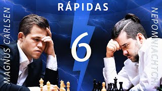 PARTIDA SUPER AGRESSIVA  Magnus Carlsen Vs Nepomniachtchi [upl. by Kim]