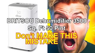 Dehumidifier 3500 sq ft 50 pint britsou dehumidifiers review  best dehumidifier for home basements [upl. by Rosalynd]