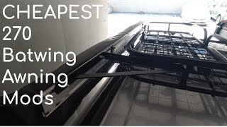 Making the CHEAPEST 270 Batwing Awning Stronger [upl. by Homans]