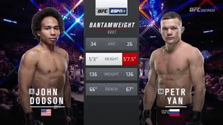 UFC Fight Night 145 Yan vs Dodson Full Fight Highlights [upl. by Reider]