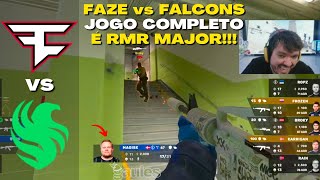 FAZE vs FALCONS Jogo Completo  MD1 PGL CS2 Major Copenhagen 2024 Europe RMR A [upl. by Nimar]