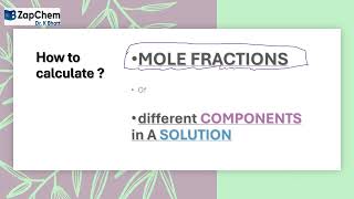 CHEMISTRY viralvideo solutionschemistryclass12 molefraction chemistryclass11jee neet isc [upl. by Tegdirb174]