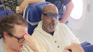 Angry Passenger Yells at Flight Attendants Over Crying Baby [upl. by Elurd]