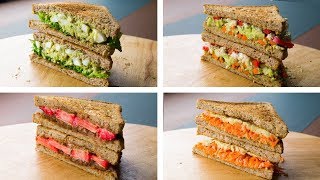 5 Recetas de Sándwiches Saludables Para Bajar de Peso Variados [upl. by Ahsenroc139]