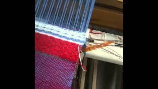 Weaving with Fiberoptic Thread [upl. by Limbert603]