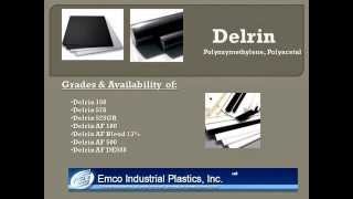 Delrin Sheet and Rods  Grades and Availability [upl. by Elakram]