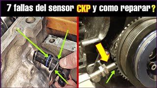 7 fallas del sensor del sigueñal CKP y como reparar [upl. by Norat616]