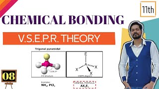 Chemical Bonding । Class 11 L8 । VSEPR Theory [upl. by Animrac356]