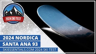 2024 Nordica Santa Ana 93  SkiEssentialscom Ski Test [upl. by Arhna]