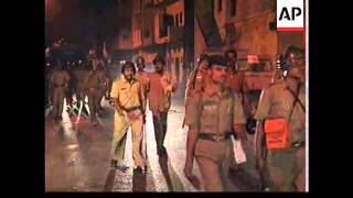 Police break up riots in Gujarat [upl. by Nahum]