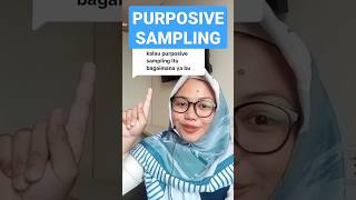 purposive sampling kuliah skripsi kuantitatif sidangskripsi [upl. by Jenks]