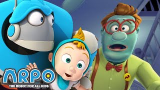 Arpo the Robot  Missing Baby  FULL EPISODE  Funny Cartoons for Kids  Arpo and Daniel [upl. by Bax]