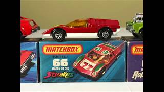 Matchbox Superfast cars with Jtype boxes [upl. by Babette]