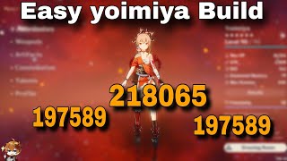 F2p yoimiya build  Genshin Impact [upl. by Alric]