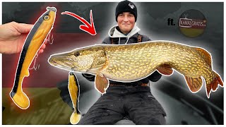 Trying FLATNOSE GIANT  Catching HUGE PIKE 🇩🇪  Team Galant ft kanalgratisdotde [upl. by Auop]