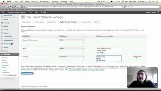Using Additional Fields in Events Calendar PRO [upl. by Ydnamron617]