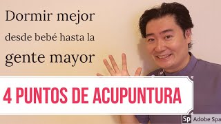 4 puntos de acupuntura para insomnio [upl. by Florinda]