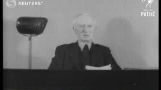 WELFARE  POLITICS  Announcement of the Beveridge report with speech by Sir William Beve1942 [upl. by Thierry809]