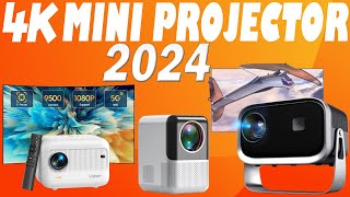 10 Best 4k Mini Projector Of 2024Must Watch Before Buying [upl. by Anitsenre]