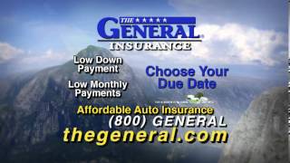 Low DownPayment and Monthly Payment Car Insurance  The General Car Insurance [upl. by Tynan]