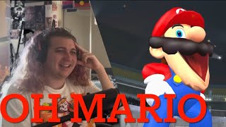 Mario Loses His Mustache  SMG4  Reaction [upl. by Haidabo348]