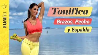 Para tus Brazos Pecho y Espalda  Rutina de Entrenamiento con Pesas ¡Transforma tu Tren Superior [upl. by Chadd]