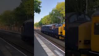 37254 amp 37612 Network Rail Measurement Train  Whitlocks End with Tones [upl. by Aihsel]