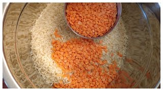 Cook red lentils with rice this way the result will be delicious and Amazing Easy and recipe [upl. by Northey]