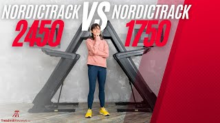 NordicTrack 1750 vs 2450 Treadmill Review Watch Before You Buy [upl. by Attelahs6]