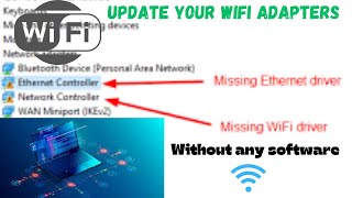 Automatically Update WiFi Driver Windows 10 In Laptop Simple and Quick Way [upl. by Aynatal671]