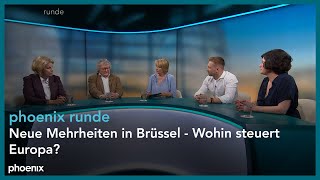 phoenixRunde Neue Mehrheiten in Brüssel  Wohin steuert Europa [upl. by Ahsienar]