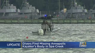 Divers Find Missing Annapolis Kayakers Body In Spa Creek [upl. by Yebot]