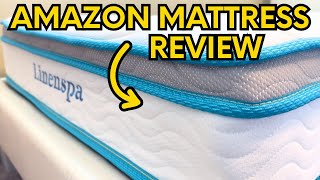 LINENSPA 8 Inch Memory Foam and Innerspring Hybrid Mattress – Bed in a Box – A Quick Review [upl. by Eelra383]