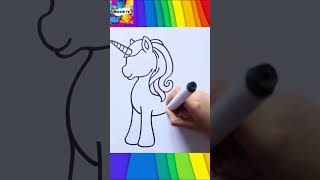 Comment dessiner une licorne facilement  dessin licorne [upl. by Allemac960]