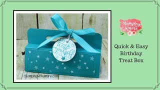 QUICK amp EASY BIRTHDAY TREAT BOX [upl. by Godwin]