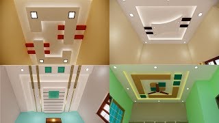 Designer gypsum false ceiling for hall and bedroom  Simple ceiling design for bedroom [upl. by Tumer]