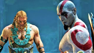 Young Kratos VS Sons of Thor Boss Fight  God of War PC Mods [upl. by Navert618]