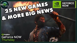 GeForce NOW News  25 New Games amp BIG Gamescom Announcements [upl. by Ellata]