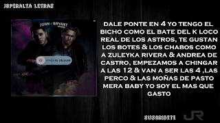 Bryant Myers  Mera Bebe Video Lyric [upl. by Pardner238]