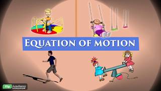 Motion 08 Equation of motion CBSEClass IX  Physics [upl. by Lanita]