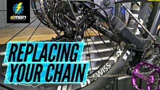 How To Replace A Chain  EMTB Maintenance Skills [upl. by Ohara]