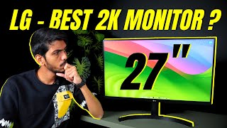 LG 27QN600 2K Monitor Full Review  Best Monitor Under 20000 [upl. by Assedo]